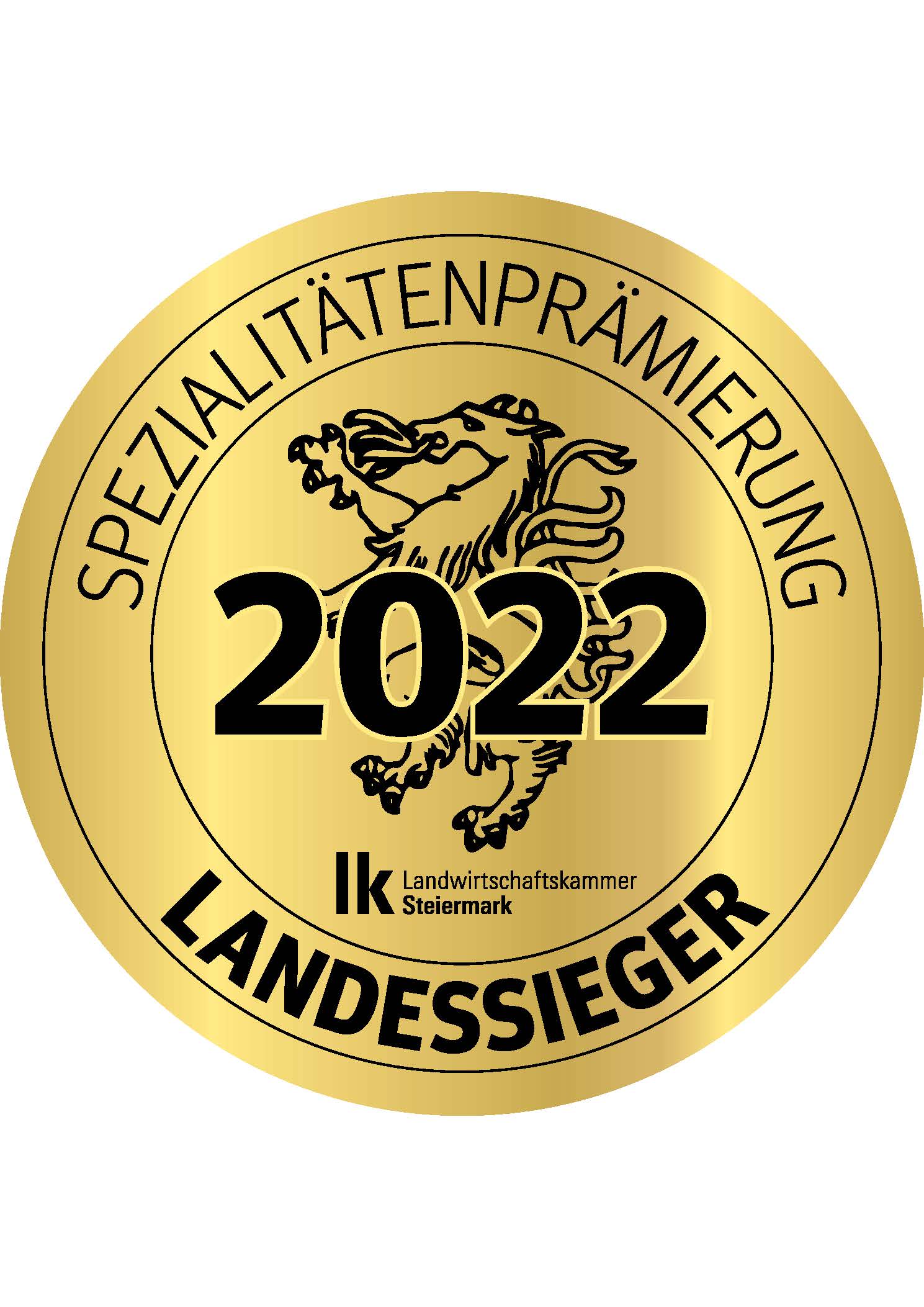Landessieger 2022 Plakette